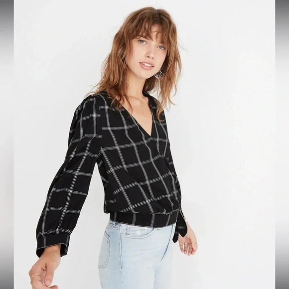 Madewell Wrap Top Size S - Picture 2 of 10